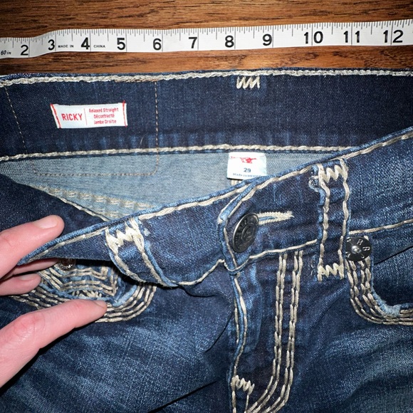 Ricky Super QT True Religion Jeans 30x34 - Picture 10 of 11